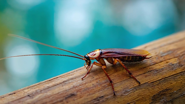 he visto solo una cucaracha en casa